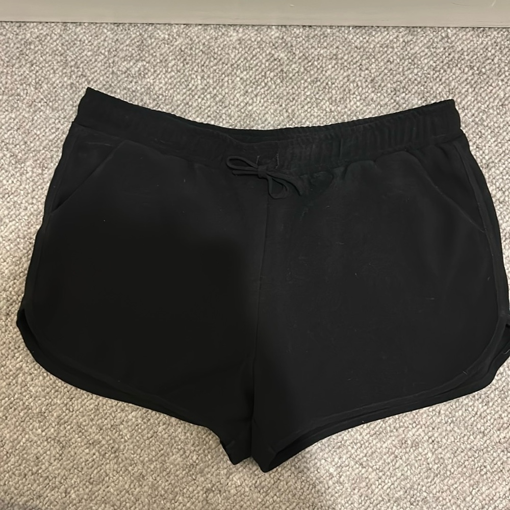 Black top shop shorts